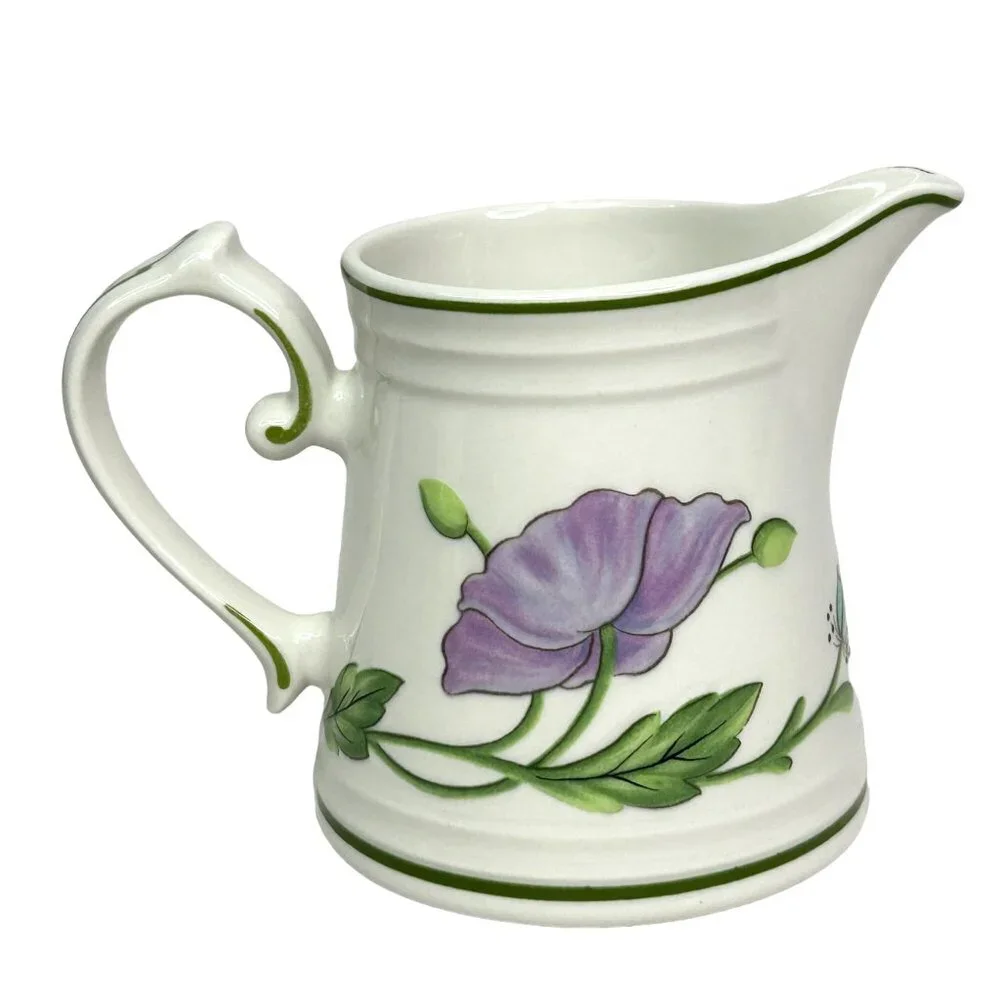 Villeroy & Boch‎ Amapola Vitro-Porzellan Creamer Pitcher Floral Design 3.5